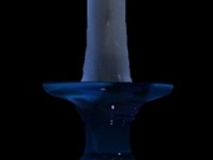 blue candle 3D Modell