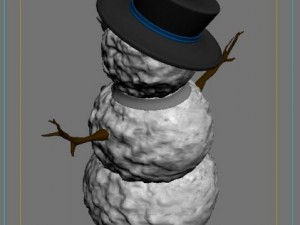 snow house scene 3D Model