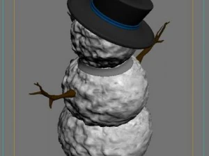 kar evi sahnesi 3D Model