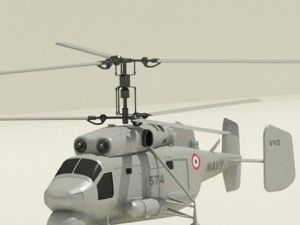 ka25a helicopter Model 3D