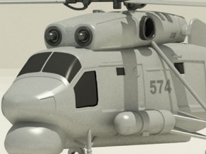 ka25a helicopter Model 3D