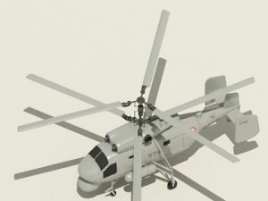 ka25a helicopter Model 3D