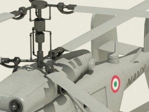 ka25a helicopter Model 3D