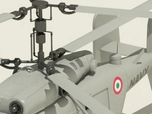 h&eacute;licopt&egrave;re ka25a Modèle 3D