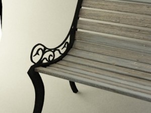 bench Model 3D