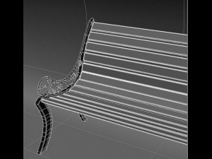 bench Model 3D