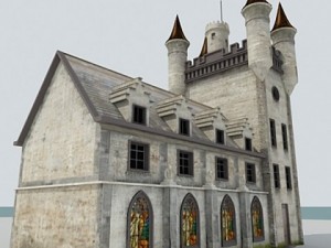 white castle 3D Model