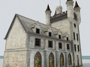 beyaz kale 3D Model