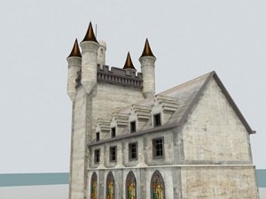 white castle 3D Model