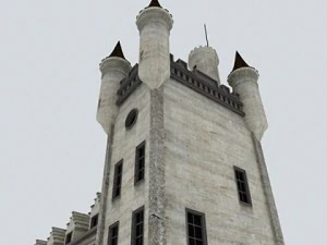beyaz kale 3D Model