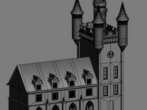 white castle 3D Model