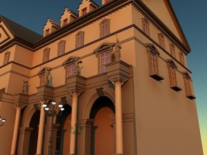 public building Modelo 3D