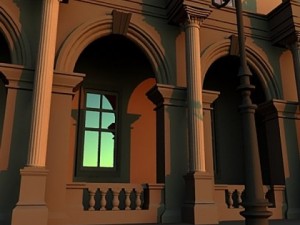 public building Modelo 3D
