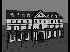 public building Modelo 3D
