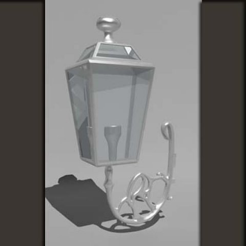street lamp 3D 模型 .c4d .max .obj .3ds .fbx .stl .blend 
