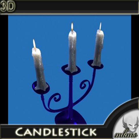 candlestick 3D-Modell .c4d .max .obj .3ds .fbx .stl .blend 