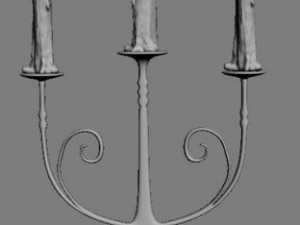 candlestick 3D-Modell