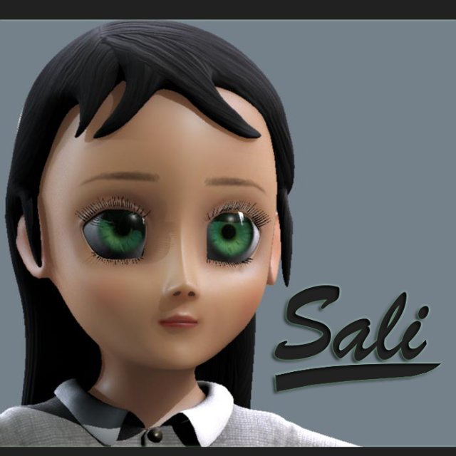 sali Model 3D .c4d .max .obj .3ds .fbx .stl .blend 