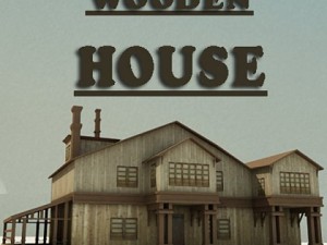 wooden house 1 3D Model