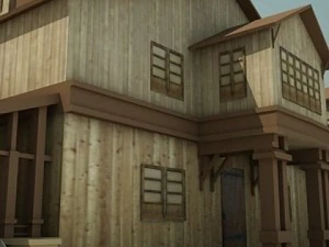 ahşap ev 1 3D Model