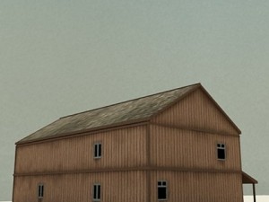 wooden house 4 Model 3D