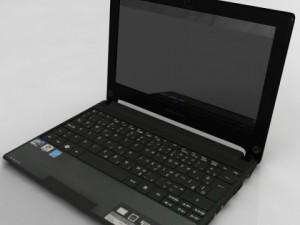 notebook laptop acer emachines 355 3D Model