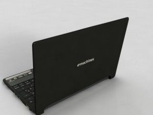 notebook laptop acer emachines 355 3D Model