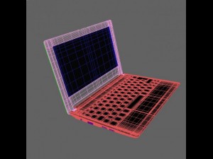 notebook laptop acer emachines 355 3D Model