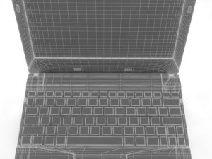 laptop asus x101h Model 3D