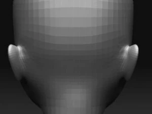little girl face 3D Model