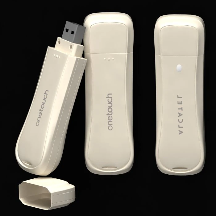 usb modem alcatel one touch x230 3D Model .c4d .max .obj .3ds .fbx .stl .blend 