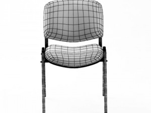 iso upholstered chair Modelo 3D