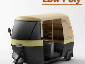 d&uuml;ş&uuml;k poli tuk tuk 3D Model