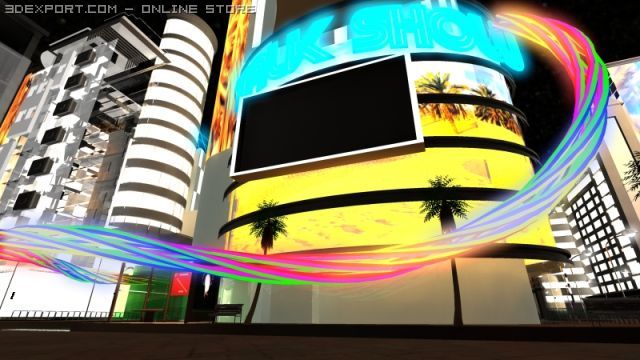center city 3D-Modell .c4d .max .obj .3ds .fbx .stl .blend 