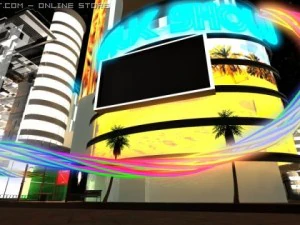 centro de la ciudad Modelo 3D