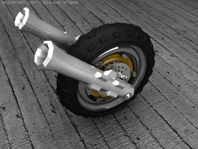 sbikewfont Model 3D .c4d .max .obj .3ds .fbx .stl .blend 