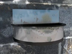 posacenere da muro 00 Modello 3D