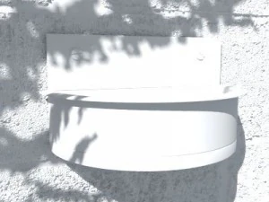 wall ashtray 00 3D Model