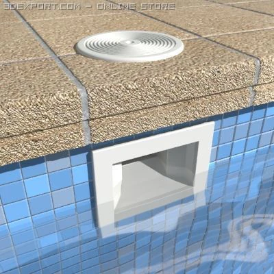 pool skimmer 00 3D Model .c4d .max .obj .3ds .fbx .stl .blend 