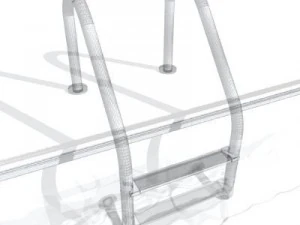 pool ladder 00 3D Model