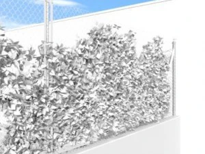 chain link fence 00 3D Model