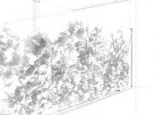 chain link fence 00 3D Model
