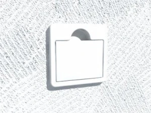 wall ashtray 01 3D Model