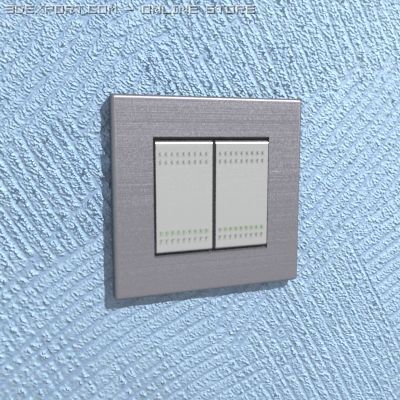 light switch 00 3D 模型 .c4d .max .obj .3ds .fbx .stl .blend 