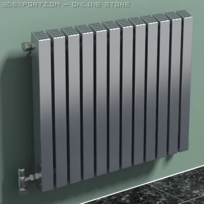 radiator 00 3D Model .c4d .max .obj .3ds .fbx .stl .blend 