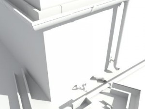 downspout gutter 00 3D 모델