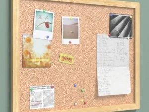 papan gabus 00 Model 3D