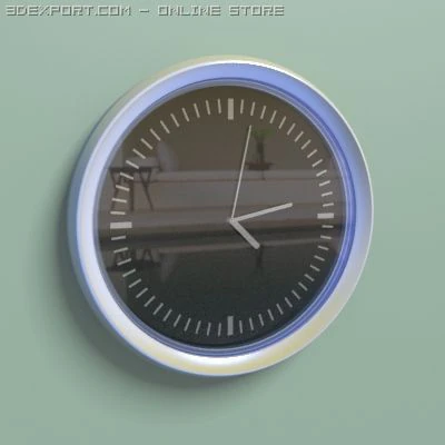 clock 00 3D Model .c4d .max .obj .3ds .fbx .stl .blend 