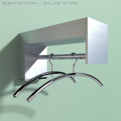 coat rack 00 3D 모델 .c4d .max .obj .3ds .fbx .stl .blend 