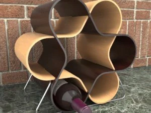 wine holder 00 3D Model